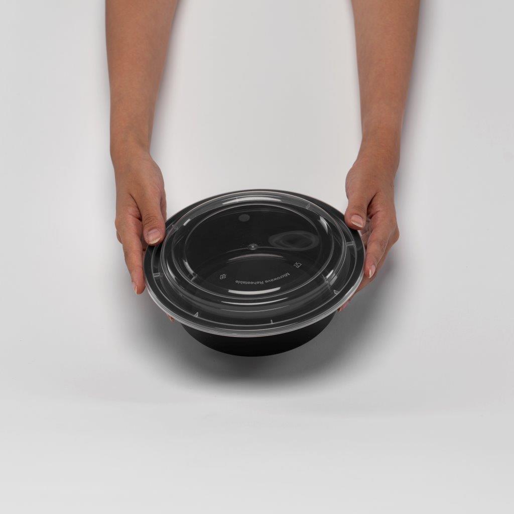 Microwaveable Round Container -(32 oz)
