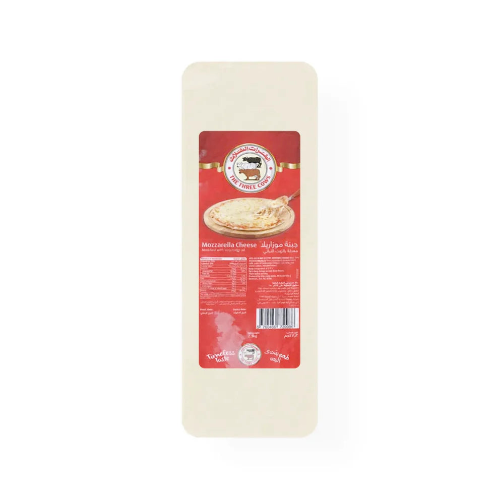 The Three Cows Mozzarella Cheese Block (2.3kg)