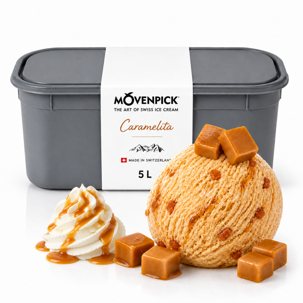Mövenpick Caramelita Ice Cream (5L)