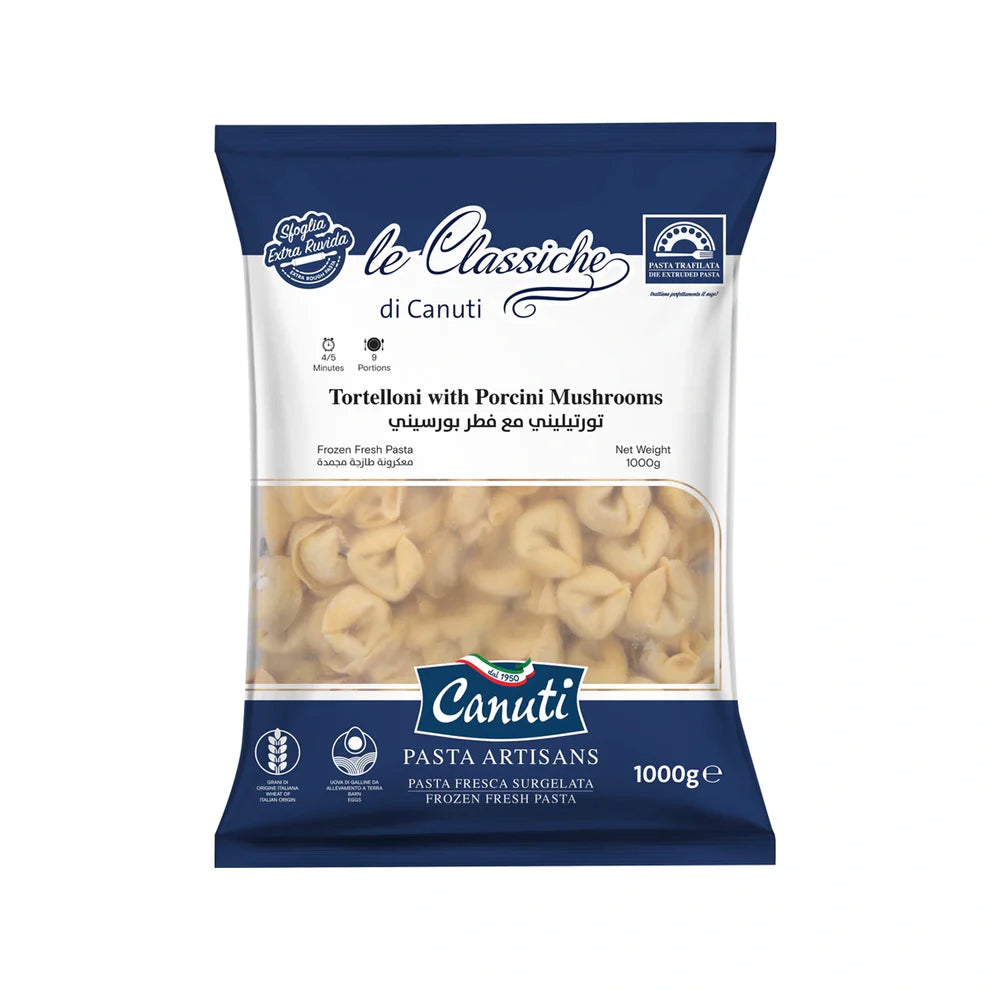 Canuti Tortelloni with Porcini Mushroom 1kg