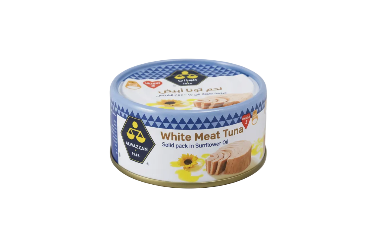 تونة الوزان البيضاء في زيت دوار الشمس (160 غرام)